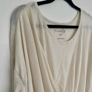 Free People We The Free Gauze Drape Shirt